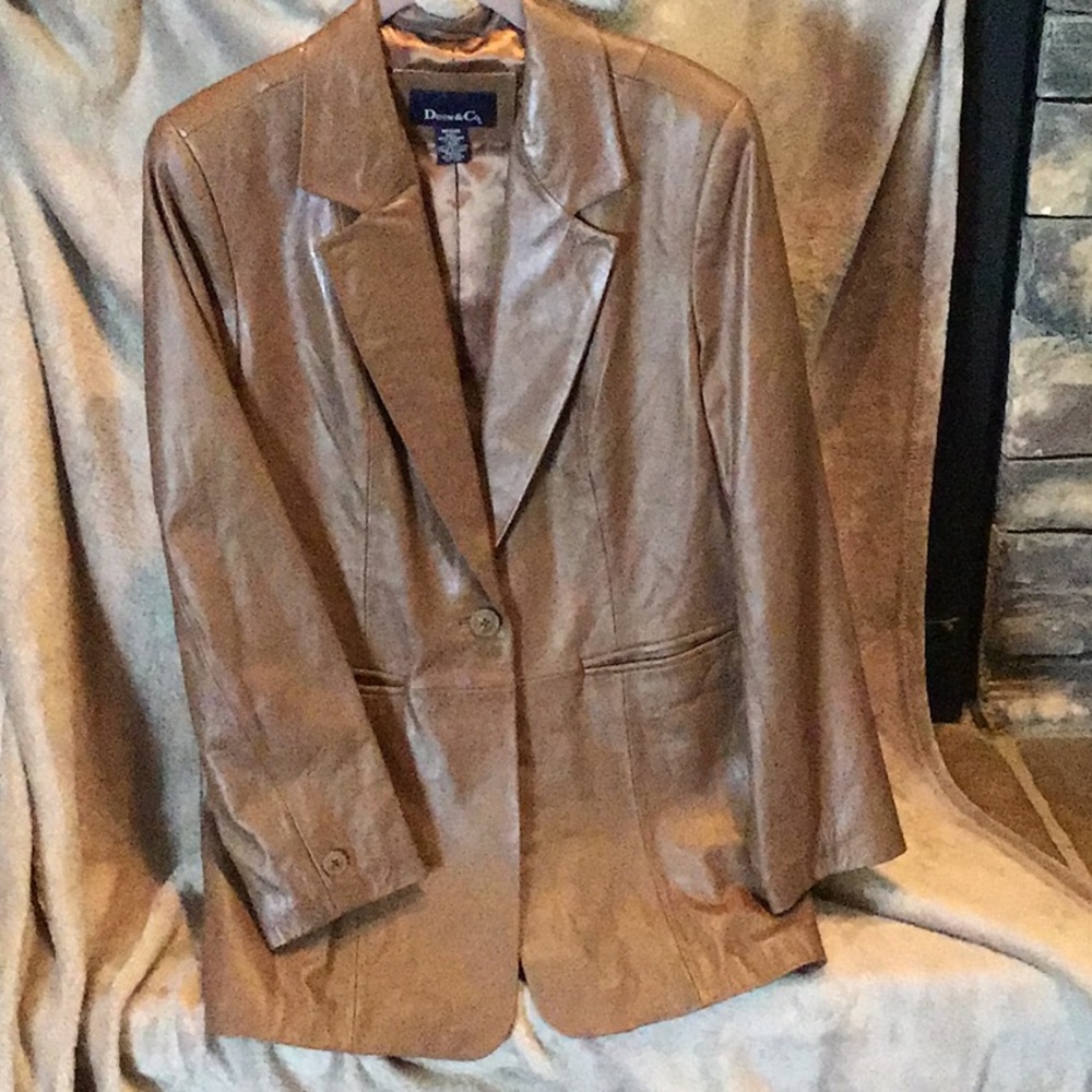 Leather Blazer